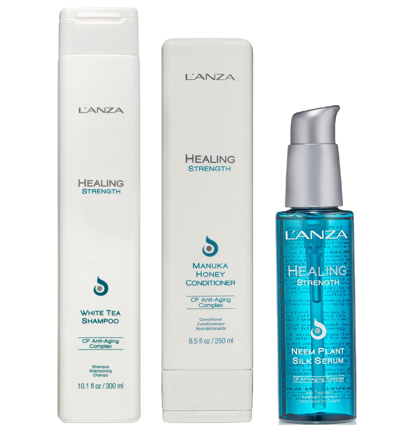 L'Anza Healing Strength White Tea Shampoo 10.1 oz and Manuka Honey