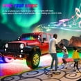 thumbnail image 6 of Nilight 4Pcs Car Underglow Neon Accent Strip Lights 256 LEDs RGBIC Multi Color DIY Sound Active Function Music Mode with APP Control and Remote Control Underbody Light Strips, 2 Years Warranty, 6 of 10