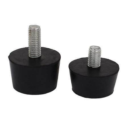 2 Pcs Rubber Base In Chair Table Leg Foot Pads Protectors 8mmx16mm 25mm