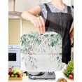 thumbnail image 2 of Summer Eucalyptus Leaves Stand Mixer Dust Cover with Storage Pocket & Handles, Spring Botanical Farmhouse Fits All Tilt Head & Bowl Lift Kitchen Appliance Cover Organizer Bag Accessories, 4.5-5 Quart, 2 of 6