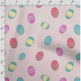 thumbnail image 4 of Soimoi Easter Print, Poly Taffeta Fabric, Decor Sewing Fabric by The Yard 56 Inch Wide, Decorative Fabric for Outdoor Upholstery, Umbrellas and Home Accents, Baby Pink, 4 of 5