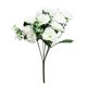 thumbnail image 1 of Kearding Mini flor de rosa artificial, tela de simulación, rama de flor, decoración falsa, rojo clarete Flores artificiales No.01 Kearding HA7331-01B, 1 of 6