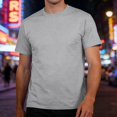 thumbnail image 2 of JTieacloth Mens Casual T-Shirts Men's T Shirt Ultra Soft White Plain Men's Crew Neck Casual Basic T Shirt For Men(Gray,XL), 2 of 5