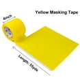 thumbnail image 3 of Bomei Pack Painters Tape for 3D Printing and Laser Cutting, 4-Inch x 55 Yards, 3 of 7