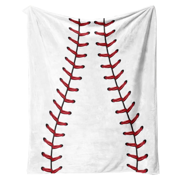 59x79 Inch Cooling Blanket Throw Blankets for Summer Baseball Flannel Sports Blankets Blanket and Throws Breathable and Soft Throw Blanket for Office for Summer Spring for Travel Camping