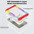thumbnail image 3 of Funda para Samsung Galaxy Tab A11 de 8,7 pulgadas (2025) y Galaxy Tab A9 de 8,7 pulgadas (2023), resistente, a prueba de golpes, con soporte giratorio de 360° y correa de mano/bandolera, 3 of 9