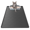 thumbnail image 1 of Alfombrilla Garopion de silicona impermeable para gatos, color negro, 1 of 7