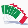 thumbnail image 1 of Banderas de mano de Italia AhfuLife, 30 piezas, 14 x 21 cm, con palo, 1 of 6