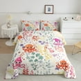 thumbnail image 2 of Octopus Squid Twin Comforter Set,Ocean Sea Life Octopus Bedding Set,Cute Colorful Flower Leaf Quilt Bed Set Marine Animal Nautical Bed Comforter, 2 of 6