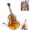 1pc, variant on Funny Violin-Shaped Beer Bottle, Large Capacity Guitar-Like Drink Dispenser with Adjustable Strap & Flexible Straw, Transparent Portable Beverage Container for Music Festival Beach Party BBQ(2pcs)