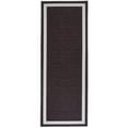 thumbnail image 4 of Playa Rug Machine Washable Area Rug With Non Slip Backing - Stain Resistant - Eco Friendly - Family and Pet Friendly - Everest Geometric Modern Bordered Brown&Creme Design 2'2''x6', 4 of 8