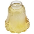 thumbnail image 1 of Replaceable Glass Lamp Shade Golden Transparent Lampshade Table Light Cover for Living Room Bedroom, 1 of 5
