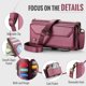 thumbnail image 5 of funda billetera para Samsung Galaxy A24 con Protección RFID, Ranuras para Tarjetas, Pata de Cabra, Correa Desmontable-Funda para teléfono tipo Bandolera con Tapa de Cuero PU, 5 of 9