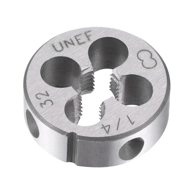 Unique Bargains 1/4'-32 UNEF Alliage Outil Acier Machine Filetage Rond Matrice Outil à Main