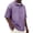 Purple, variant on CIENVNSTG Men's Zipper Raglan Collar Short-Sleeved Distressed Crewneck Casual Tops Quarter Zip Shirts Trendy Spring 2026 Purple XL