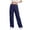 *Navy, variant on Women's High Waist Wide Leg Cargo Pants,Drawstring Parachute Pants For Women,Ladies Y2K Streetwear Hiking Trousers with Pockets,Purple,S-2XL