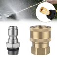 thumbnail image 3 of Big sale! High Pressure Washer Gun Adapter 1/4" Spray Nozzle Quick Tips New Connector Y8E4, 3 of 8