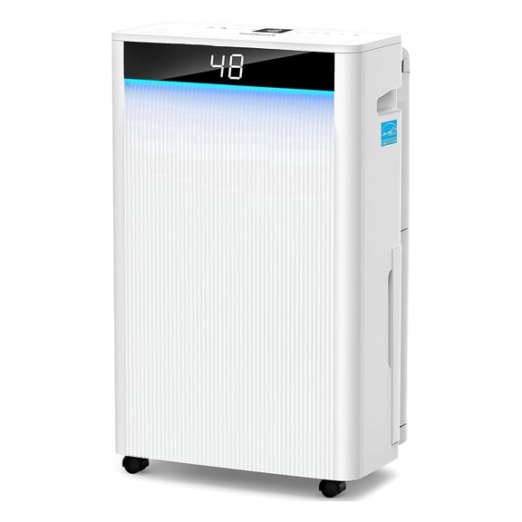 KeepGlad 80 Pint Energy Star Dehumidifier for Basement, 5000 sq ft, White