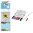 thumbnail image 4 of yuksok 12 Assorted Colors Pen Set Waterproof Professional Vibrant for Rock Scrapbook T 2.0mm, 4 of 9