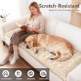 thumbnail image 5 of decorUhome Couch Cover, Washable Non-Slip Sofa Cover for Dogs, Pet Friendly Couch Protector for 3 Cushion Couch Sofa (Apricot, 27.6" x 82.7"), 5 of 7