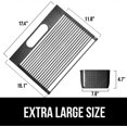 thumbnail image 2 of ZHAOCHENG Escurridor de platos enrollable para cocina sobre el fregadero: escurridor de platos con ruedas y soporte para utensilios, rejilla plegable para fregadero de acero inoxidable (17,3 x 15 pulg, 2 of 5