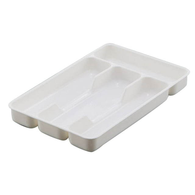 Bandeja organizadora de cajones para utensilios de cocina, separador de cucharas, tenedores y cubiertos, caja de almacenamiento con acabado