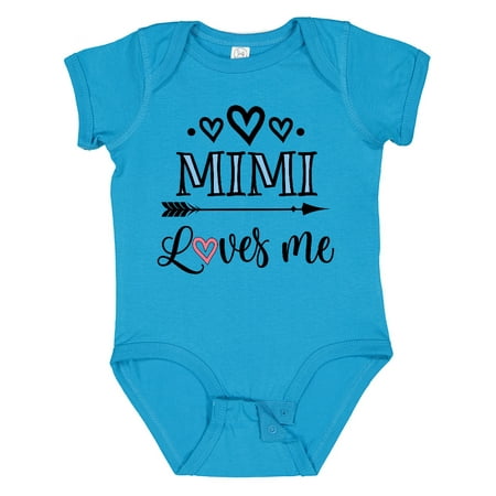 

Inktastic Mimi Grandma Loves Me Gift Baby Girl Bodysuit