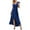 Dark Blue, variant on Women Long Tank Tops Ankle Length Maxi Dress Bodycon Sleeveless Racerback(,S)