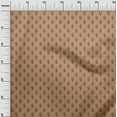 thumbnail image 2 of oneOone Cotton Poplin Twill Dark Beige Fabric Leaves & Floral Block Sewing Material Print Fabric By The Yard 56 Inch Wide, 2 of 2