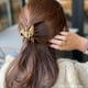 thumbnail image 5 of Pinzas para el pelo con forma de plátano, pasadores de diseño francés de tortuga, estampado de leopardo de celuloide, accesorios de moda grandes para mujeres y niñas, 2 uds., 5 of 8