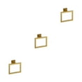 thumbnail image 1 of stanreset 1/2/3/5 Bathroom Hardware Set Stainless Steel Towel Bar Ring Paper Holder Multifunction Robe Hook Modern Style Rack Kit Gold ring 3PCS, 1 of 6