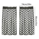 thumbnail image 3 of Cortinas Cortinas cortas Cortinas para barra Cortinas para cocina Cortinas para dormitorio 24 x 35 pulgadas 2 paneles, 3 of 8