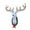 As show, variant on Lighted Christmas Wall Decor Reindeer Head, 28" Pre-Lit 3D Deer Head Hanging Wreath with Battery Operated, 8 Modes & Timer, Light Up for Front Door Window Indoor Outdoor Festive Xmas Holiday