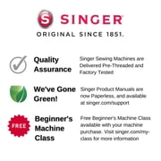 SINGER 62C Brilliance™ Plus Computerized Sewing Machine ️