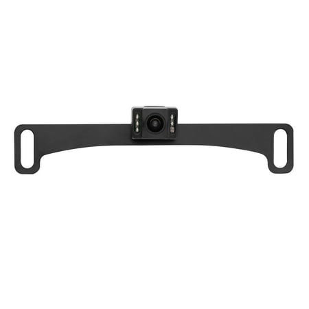 BOYO VTL17IR - Concealed License Plate Backup Camera with Night Vision and Guide Parking Lines (Black)