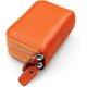 thumbnail image 1 of Bolsa de herramientas Tarjetero plegable delgado para mujer con bolsillo con cremallera Qb01 (naranja), 1 of 3