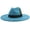 Blue, variant on Big Wide Brim Fedora Hats for Women Men Western Suede Hat Panama Hat Outdoor Hats