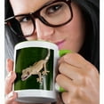 thumbnail image 2 of 3dRose, Juvenile Crested Gecko, lizard - NA02 DNO0683 - David Northcott, 15oz Two-Tone Green Mug, 2 of 7