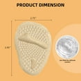 thumbnail image 2 of 5 PCS Metatarsal Pads Women, Ball of Foot Cushions for Women/Men, All Day Pain Relief and Comfort Metatarsal Pads, One Size Fits Anti Slip Shoe Grips for High Heel, Foot Pads for Balls, 2 of 7