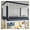Blue, variant on Bunk Bed Canopy, 4 Corner Post Bunk Bed Tent,Drape Canopy for Twin Bottom Top Bunk Sleeping Tents