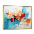 thumbnail image 2 of Designart "composition Symphony II" Abstract Collages Floater Framed Canvas Wall Art, 2 of 7