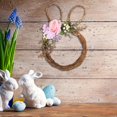 thumbnail image 4 of KUNPENG Easter Bunny Wreaths for Front Door with Eggs and Soft Blooms, Small Easter Wreath for Door and Mantel Decor, Easter Decorations for the Home Table Centerpiece, 4 of 5