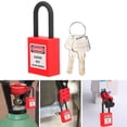 thumbnail image 4 of Lockout Tagout Locks, Red Loto Locks Lockout Tagout Keyed Different,38mm Lockout Lock Nylon Industrial Engineering Insulation Security Dust Proof Device for Construction Site, 4 of 7