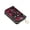 Black and Red Leopard Print, variant on PU Leather Zipper Card Case Credit Card Holder Small Wallets Black and Red Leopard Print