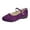 A-Purple111, variant on Yuanlong Women's Casual Shoes Suede Buckle Strap Wedge Mary Jane Solid Color Comfortable Stylish Holiday Shoes