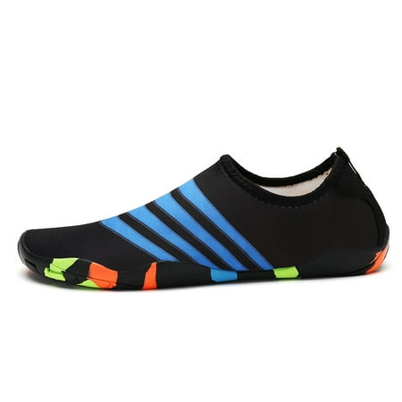 

ONTNO Women s Water Shoes Unisex Quick Dry Non-Slip Barefoot Light Fast Dry Surfing Water Socks Black