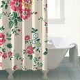 thumbnail image 5 of Waterproof Pioneer Shower Curtain 72x84 Inch Polyester Unique Cute Floral Shower Curtain for Bathroom Hotel Home Decor with 12 Plastic Hooks, 5 of 5
