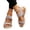 Gray, variant on Women's Platform Espadrille Wedge Sandals Comfortable Slip On Elastic Ankle Strap Espadrilles Flatform Wedges Casual 2026 Sandal Dressy Summer Shoes Gray 39(US-7.5)