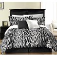 thumbnail image 1 of Malibu Collection Zebra 6 Piece Bed In A Bag (Twin), 1 of 1
