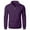 Purple, variant on Vibrex Mens Pullover Fashion Casual Solid Color Stand Up Collar Zipper Long Sleeved Pullover Top Comfortable Lightweight Men's Quarter Zip Up Mock Neck Pullover Casual Soft Sport Sweatshirt